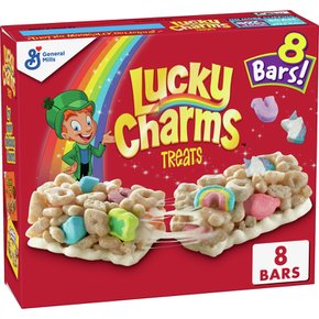 Lucky Charms럭키참스  아침식사  시리얼  바,  스낵  바  ,  8개