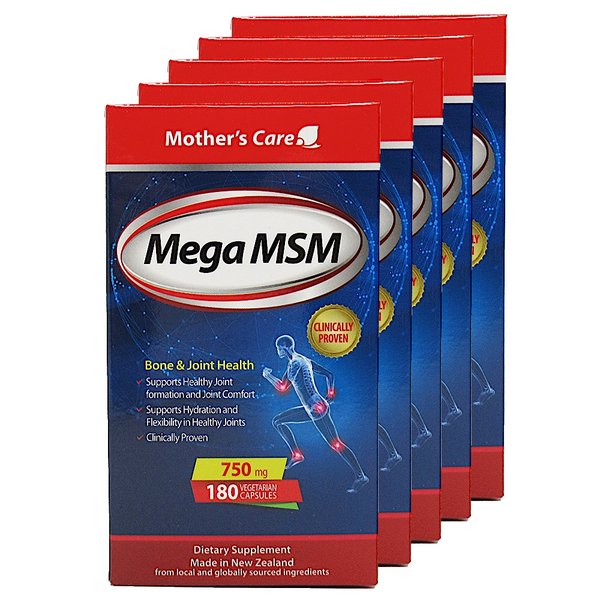 마더스케어 메가 엠에스엠 식이유황 Mega MSM 180정x5