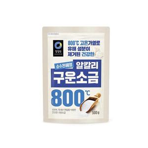 청정원 순수천혜염 알칼리 구운소금 500g