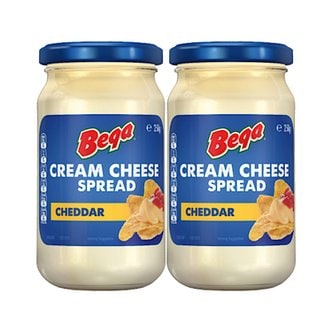  베가 크림 치즈 스프레드 체다맛 Bega Cream Cheese Cheddar Spread 250g 2개