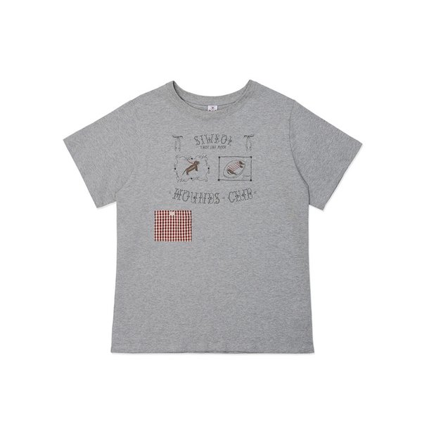 Hound Club Tee (Melange Grey)