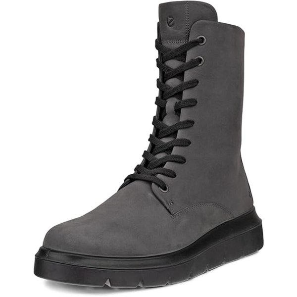 [여주점] 여성 누벨 4CM 논슬립 지퍼포인트 미드컷 부츠 차콜그레이 216213