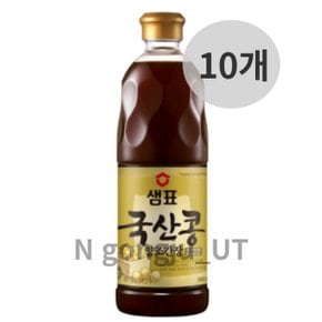 샘표 발효 명가 국산콩 프리미엄 양조간장 860ml 10개