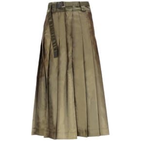 Long skirt 07246826 Green