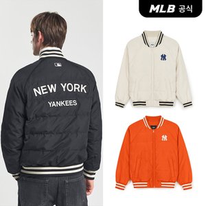 MLB [코리아공식] [MLB] 바시티 립 경량 숏패딩 (3 COLOR)