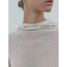 wholegarment hoodie (ivory)