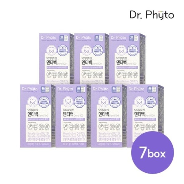 [닥터 파이토] 덴티백 국내최초 특허 구강유산균 CMU -7박스