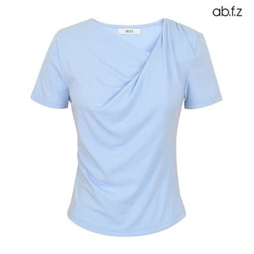 ab.f.z [ab.f.z/신상] 드레이프 무지 반팔 티셔츠 (AFZ2MK36A)