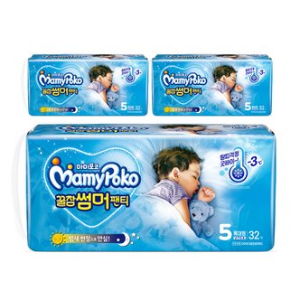 엘지생활건강 마미포코 꿀잠썸머팬티 특대형 32P*3