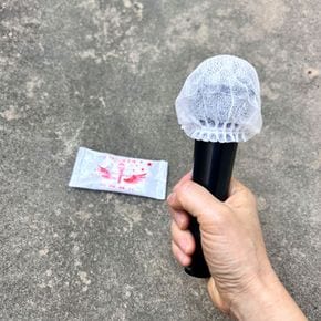 2P 마이크 커버 화이트 마이크덮개