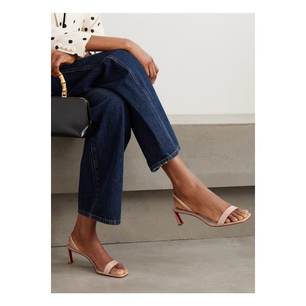 O Condora 55 가죽 슬링백 샌들 46376663162833628