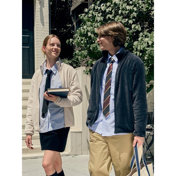 UNI 플러피 플리스 레귤러핏 집업 LZJP7101