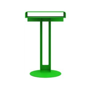 Meta Side Table - Luminous green