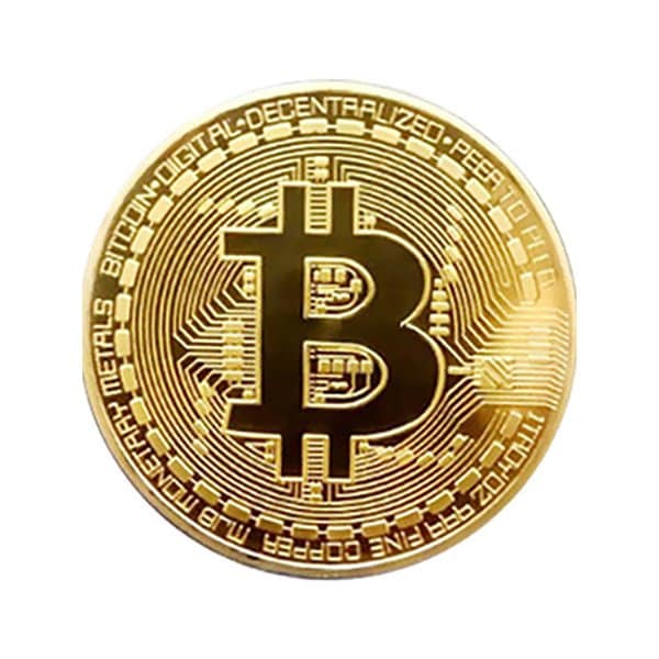 비트코인 기념주화 모형 장식 3종 1+1