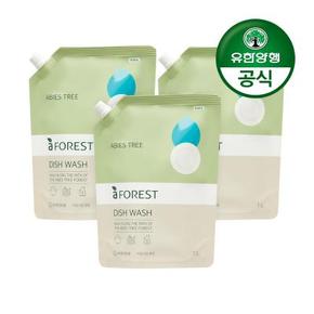 아름다운세제 에이포레 abies tree 리필 1000ml 3개