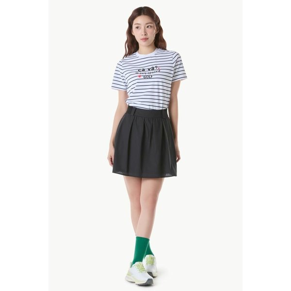 [여주점] 여성 스트라이프 라운드넥 반팔 티셔츠 GQ222LRS44  WHTE