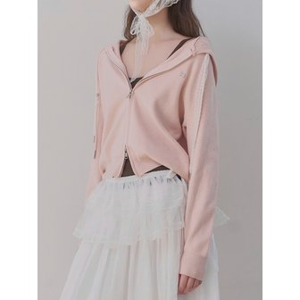 쿨키튼 Mesh Lace Wrap Skirt (WHITE)