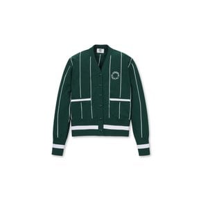 왁[WAAC]골프 (WWWAA24670GRX)[WAAC X JONES] Women Pin stripe Cardigan