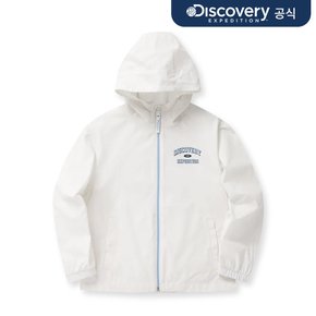 30%▼ 키즈 바시티 백그래픽 경량 바람막이 자켓 (O/WHITE)