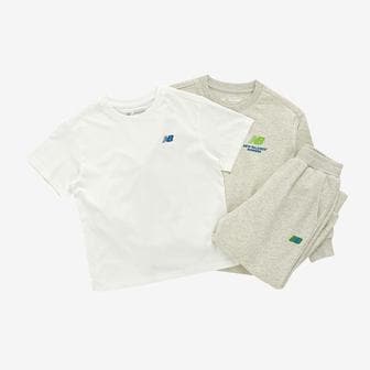 뉴발란스키즈 ESSENTIAL_3PCS 스웻 셋업 (NK9YE3101U)