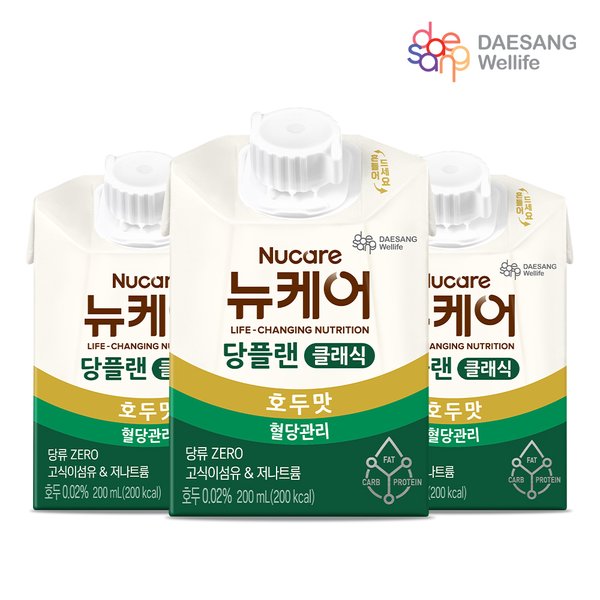 뉴케어 클래식 당플랜 호두맛200ml x 30