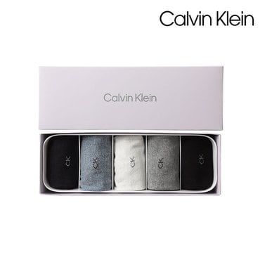 Calvin Klein 양말 여성 글리터 5족 양말 선물세트 CKL12901