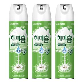 해피홈 에어로솔 수성 아카시아향 500ml X 3개