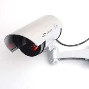 돌출형 가짜카메라 CCTV 원통모형카메라 보안 방범