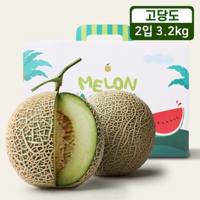 과즙가득 머스크 멜론 3.2kg 선물세트 (1.6kg 2입)