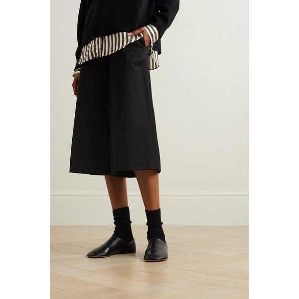 존스톤스 오브 엘긴 골지 캐시미어 혼방 양말 블랙 1647597327950887