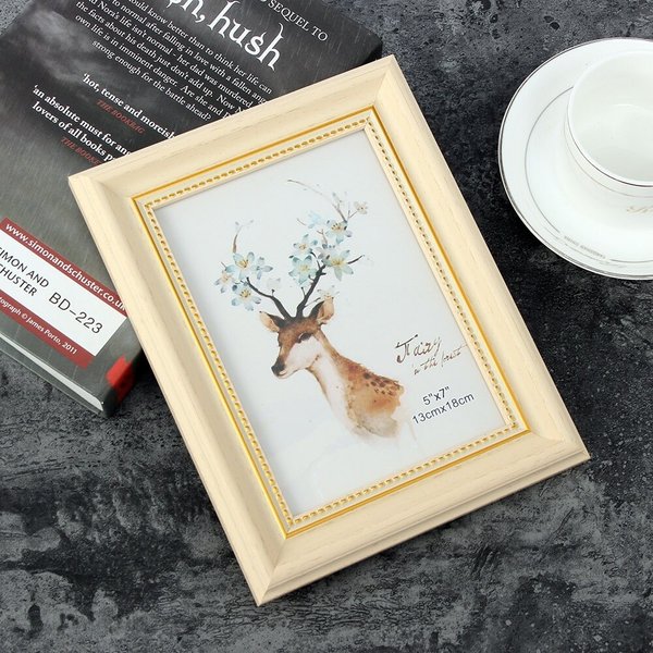 앤틱무드 사진 액자 2p세트(5x7) (베이지)