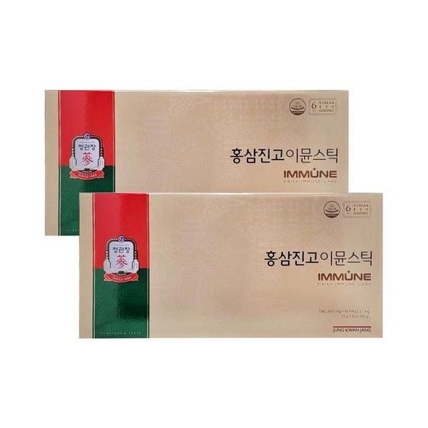 정관장 홍삼진고 이뮨 스틱 10g x 30포 (쇼핑백 동봉) 2박스 Ss (S29180434)
