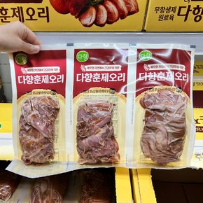팝덕 다향 훈제오리 슬라이스 350g x 3