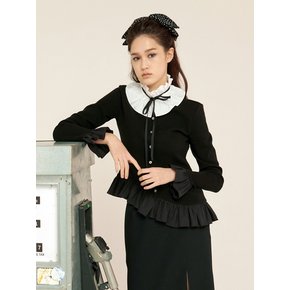 LOVE RIBBON FRILL COLLAR