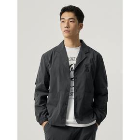 FC STRETCH NYLON BLAZER-DARK GREY