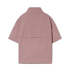 BOLD LOGO ANORAK _ASH PINK