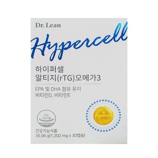 닥터린 하이퍼셀 알티지 오메가3 1202mg 30캡슐 1박스 FWS