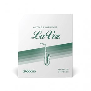 D`Addario Woodwinds Rico 라 보즈 알토 색소폰 리드 미디엄 소프트 (10 매입) RJC10MS