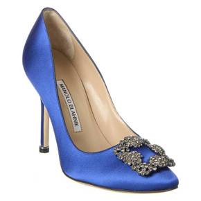 4473621 Manolo Blahnik Hangisi 105 Satin Pump