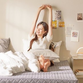 잠스쿨 3단 접이식 매트리스 허리에 좋은 단단한 침대 바닥 정착 토퍼 수면매트 7cm 12cm