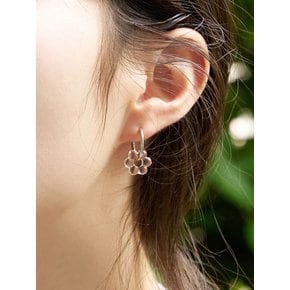 refreshing flower ring earrings (3colors)