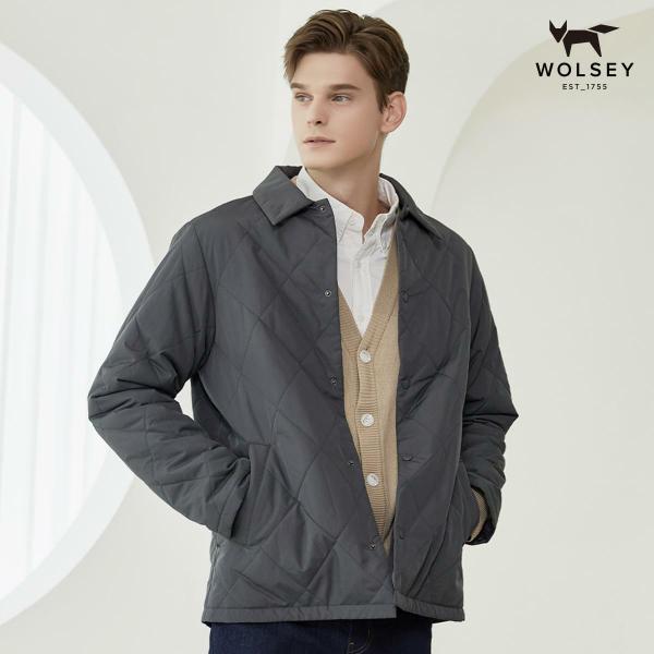 남성 간절기 퀼팅 점퍼