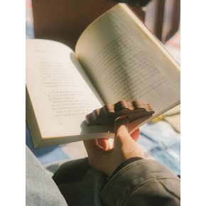 [선물포장] 조개 원목 북홀더링 (쇼핑백+메시지카드)