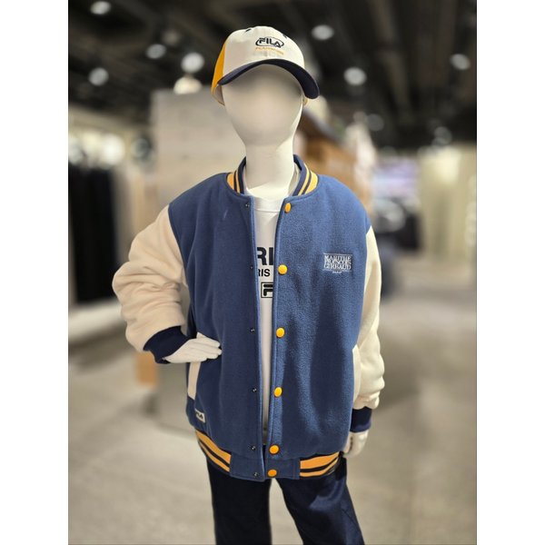 [파주점] 키즈 [마리떼* 휠라키즈] 플리스 바시티 자켓(FK2JKG4M01X-BUE)