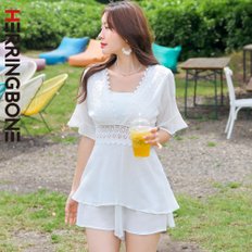 비치웨어 쉬폰 비치원피스 미디움원피스 HG128