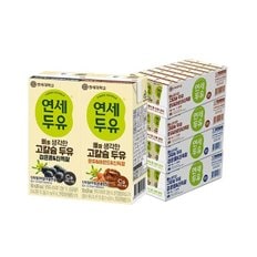 연세 뼈를 생각한 고칼슘 두유 검은콩진득찰 48팩+호두아몬드진득...