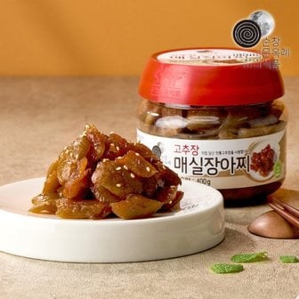  국내산 순창문옥례식품 고추장 매실장아찌 400g 파우치