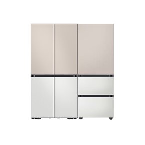 삼성전자 비스포크 키친핏 냉장고 김치냉장고 세트 RF60DB9KF2AP+RQ33C7402AP