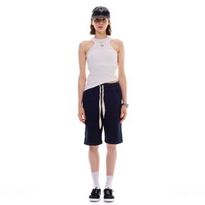 UNBALANCE SLEEVELESS TOP / WHITE