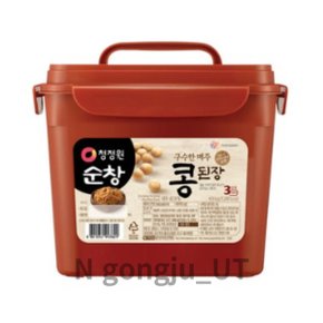 청정원 순창 대용량 구수한 메주 콩 된장 4.5kg 1개